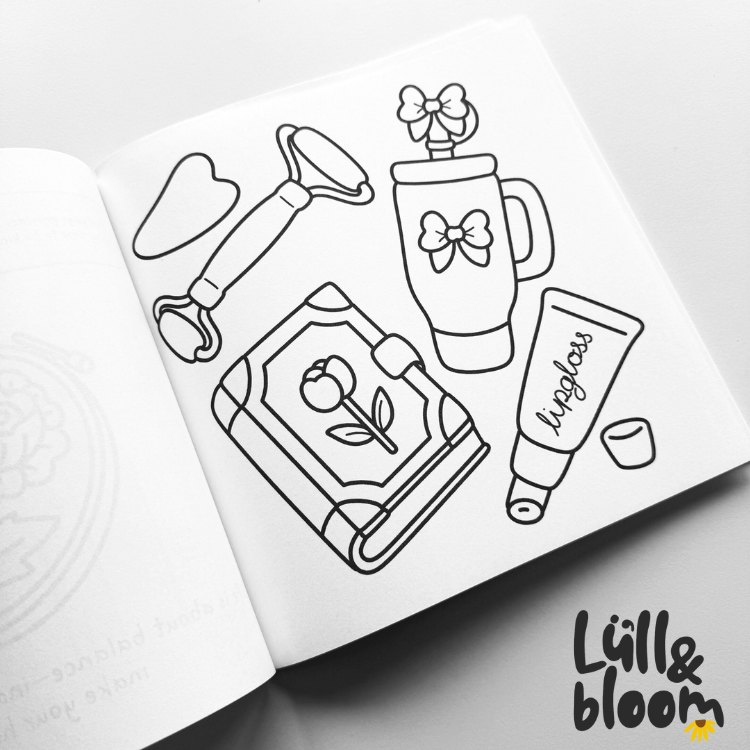 Self Care - A Colouring Book: Reflect, Relax & Recharge