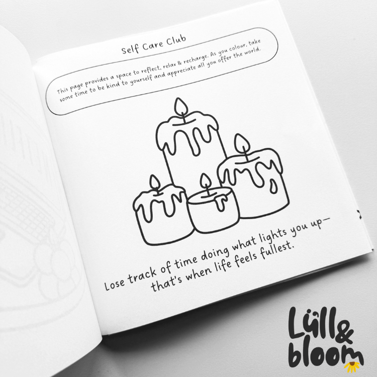 Self Care - A Colouring Book: Reflect, Relax & Recharge
