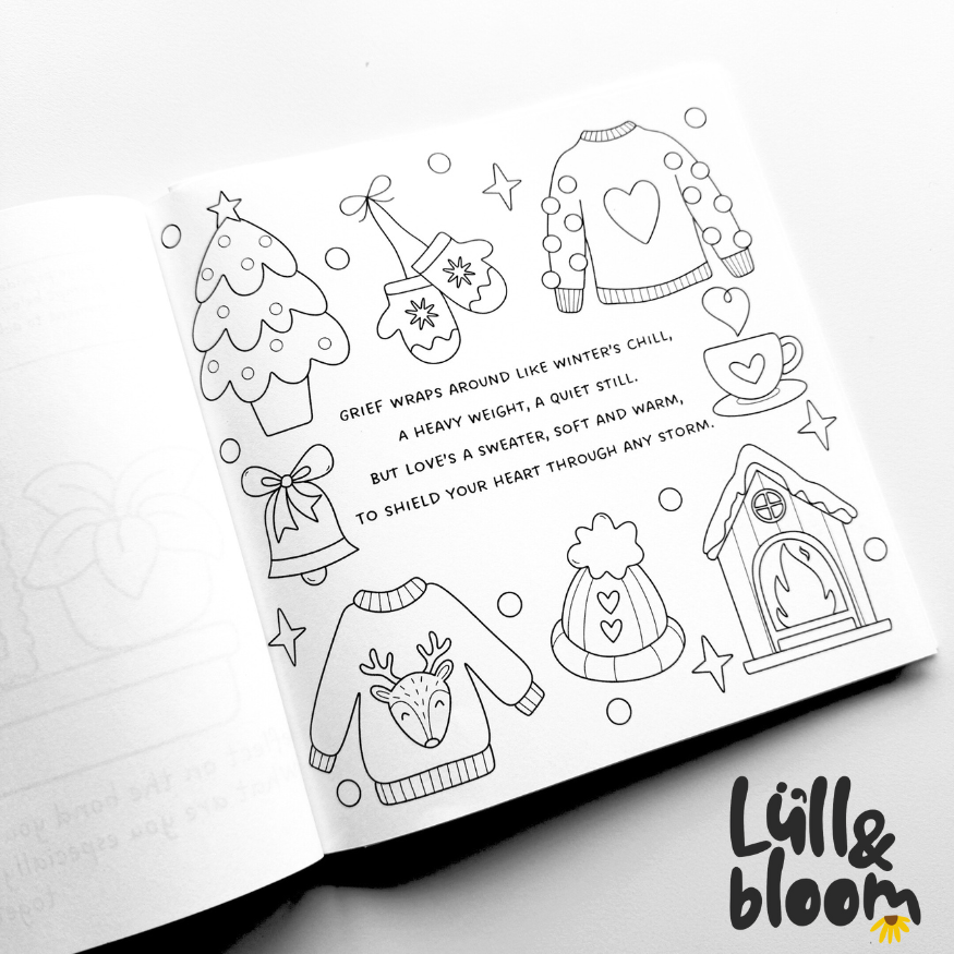 Grief & Healing - A Colouring Book: Poetry, Prompts & Affirmations