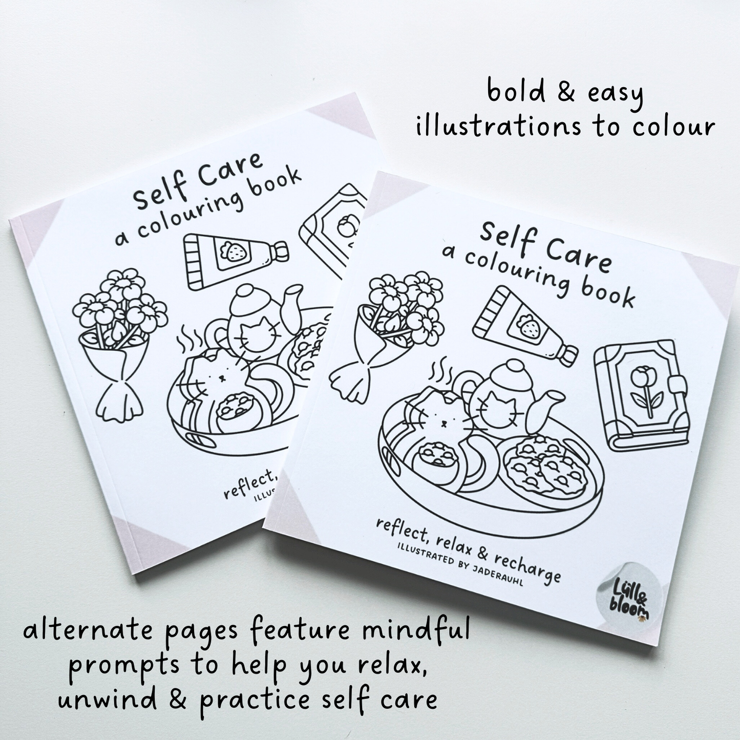 Self Care - A Colouring Book: Reflect, Relax & Recharge
